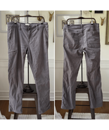 Weatherproof Grey Cotton Canvas Straighten Leg Work Pants 34 x 32 - $21.60