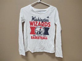 New Washington Wizards NBA Adidas Tip-Off L/S Size Small Womens White B830W - £10.50 GBP