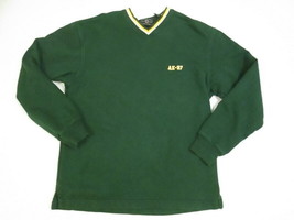 Vintage 1990s American Eagle V-Neck Sweatshirt Adult Medium SMALL  AE-97 Green - £31.46 GBP