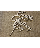 Personalised Custom Christening Day Cake Topper YOUR NAME Baptism Decor - $296.46 MXN