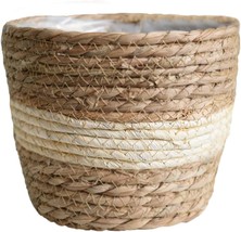 Sangda Seagrass Basket Planters, Flower Pots Cover Storage Basket Plant - £26.78 GBP