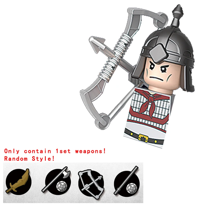 Courage of Three Kingdoms Soldiers Hero Mini Figure Building Blocks Toy ... - $6.98