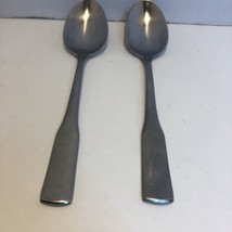 Oneida Persuasion Stainless 2 Oval Place Spoons Flatware 8.25&quot; - £10.25 GBP