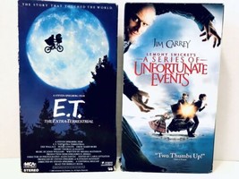 E.T. Extra Terrestrial 1982 &amp; Lemony Snicket&#39;s A Series Of Unfortunate Events - £10.31 GBP