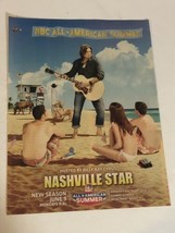 Nashville Star Magazine Pinup Picture Print Ad Billy Ray Cyrus - £3.71 GBP