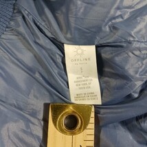 Offline by Aerie RN#54485 Women's Small Blue  Snap Button Sleeveless Vest Pocket image 5