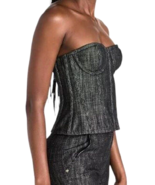 Sergio Hudson Strapless Bustier Top-Women Color: Black Size: 2 RETAIL: $... - $443.52