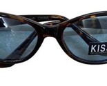 Kiss Womens Classic Tortoise Blue Lens Cat Eye Sunglasses Hand Polished ... - $10.93