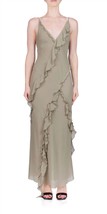 Bec + Bridge gabriel frill maxi dress in Sage - size A10/6 - £183.93 GBP