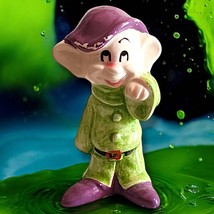Vintage Disney Productions Dopey Figurine Snow White Dwarf Made In Japan 3” - $7.49