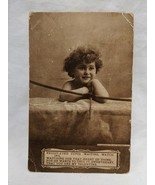 1909 Roth And Langley N Y Bright Eyed Cupid Valentine Postcard 3 1/2&quot; X ... - $19.80