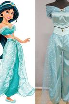 Halloween Princess Jasmine Costume Aladdin and the Magic Lamp Cosplay Kids Adult - £26.53 GBP
