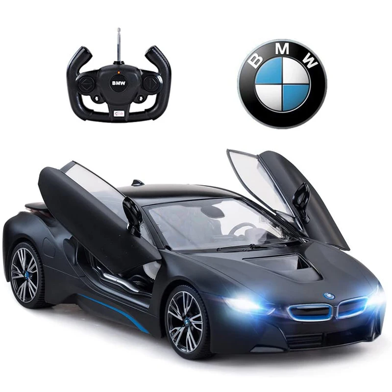 BMW i8 RC Car 1:14 Scale Remote Control Toy Radio Controlled Car Model Auto Open - £77.94 GBP+