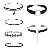 6 Pcs All-Purpos Style Choker Collar Girls Lady Fashion Necklace