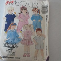 Vintage McCalls Sewing Pattern, Unisex size Toddler 1, dress and jumpsuit - £4.13 GBP