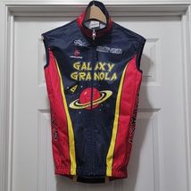 Hincapie Galaxy Granola Cycling Jersey Full Zip Blue / Red Mens M - $427.23 MXN