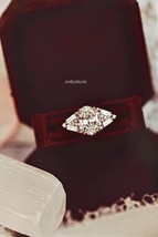 Vintage Style Oval Diamond Wedding Ring, 2.00 CT Oval Diamond Engagement Ring - £87.00 GBP