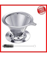 Eco-Friendly Paperless Coffee Filter - Double Mesh for Rich Flavor Extra... - $721.12 MXN