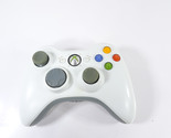 Original OEM Microsoft Xbox 360 Wireless Controller 1403 White Tested &amp; ... - £17.97 GBP