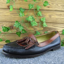 Cole Haan Country Men Loafer Shoes Black Leather Slip On Size 10 Medium - £23.35 GBP