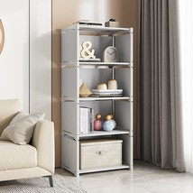 5-Layer Small Bookshelf, 4-Cube Organizer Shelf For Bedroom Closet, And Storage - £31.04 GBP