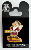 WDW Disney Disneyland Grumpy I’m With Dopey Pin 2005 w/Card - $14.84