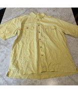 Magellan Laguna Madre Button Up Outdoor Fish Gear Shirt Zinnia Gold Yout... - €13,59 EUR