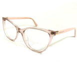 Longchamp Eyeglasses Frames LO659S 601 Clear Pink Cat Eye Full Rim 57-16... - $74.58