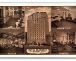 Hotel President Multi Vista New York Città Nyc Ny Unp Wb Cartolina R27 - $3.39