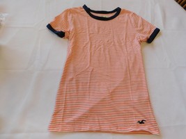 Hollister California Women&#39;s Juniors Short Sleeve T shirt Size S Small Striped - £9.61 GBP