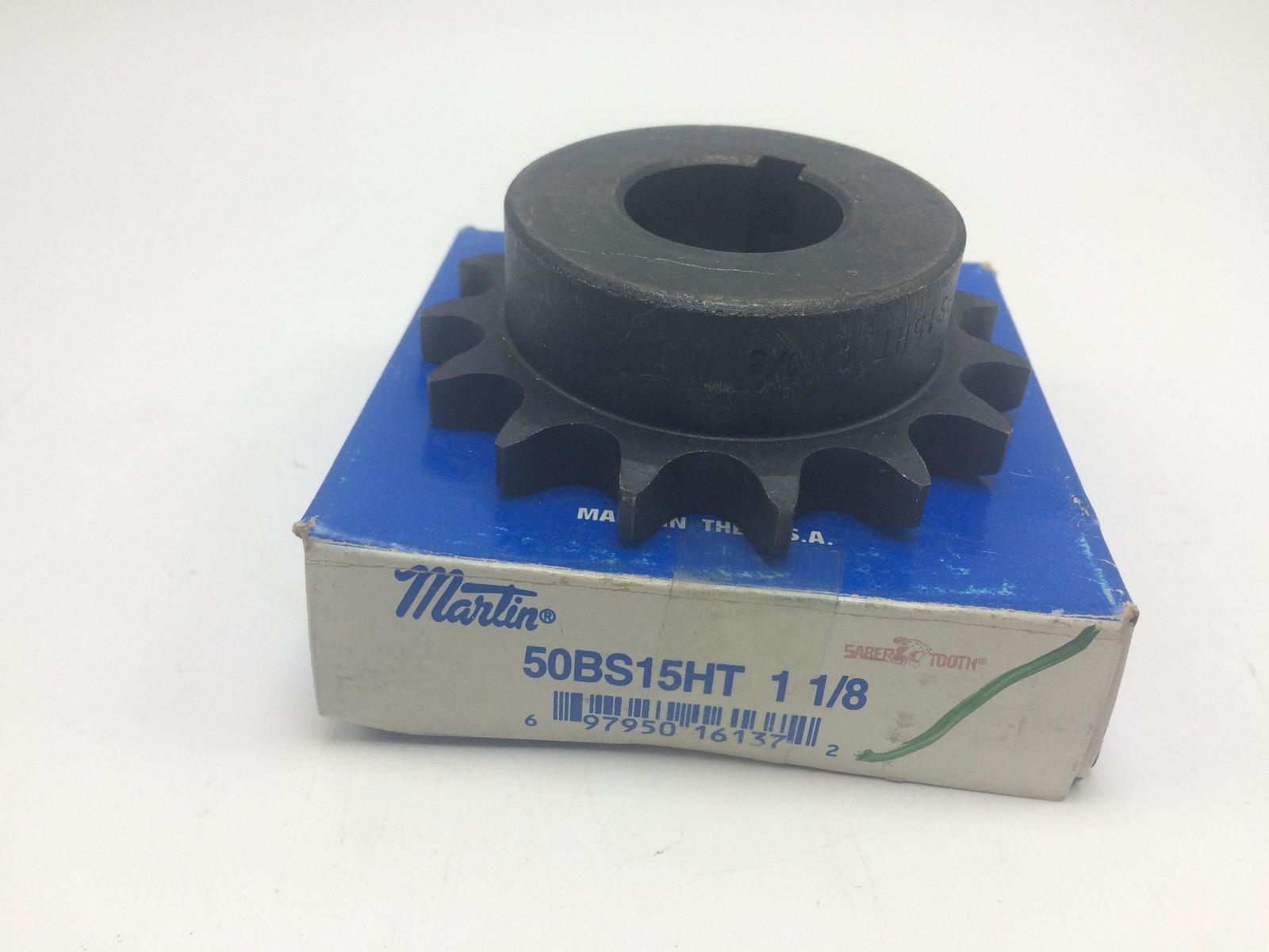 NEW Martin 50BS15HT 1-1/8 Saber Finished Bore Sprocket  - $25.50