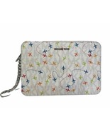 Michael Kors Jet Set WHITE Multi Airplane Print East West Crossbody Bag NWT - $179.00
