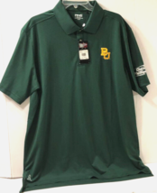 Baylor Bears Chevron Phillips NCAA Vintage 90s Big 12 Evergreen Polo Shirt L New - £17.97 GBP