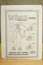 3355 Suitability Equestrian Costume Sewing Pattern Women Back Zipper Sho... - $14.84