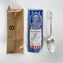 1939 Martin Van Buren No 8 US Presidents Rogers Co IS Silver Plated Spoon+Insert - £17.18 GBP