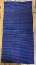 Vtg Kilim Flatweave Navy Blue Red Stripe Woven 100% Wool Runner Rug 95“ ... - $2,382.46 MXN