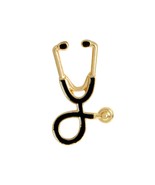 STETHOSCOPE PIN 1&quot; Doctor Nurse Health Care Medical Assistant ER Tiny Br... - €3,41 EUR