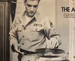 Elvis Presley Magazine Pinup Elvis In Army Uniform - $3.95
