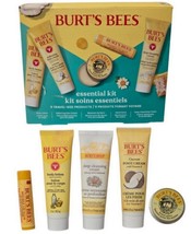Burt’s Bees Essential 5‑Piece Travel Size Normal to Dry Skin Body Care K... - $12.86