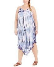 Raviya Plus Size Tie-Dyed Jumpsuit Swim Cover-Up Womens Swimsuit, Size 3X - £20.57 GBP