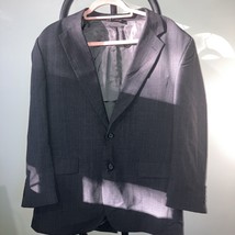 Jos A Bank Black Wool Striped Suit Jacket Blazer, Size 40SH, Professiona... - £28.21 GBP