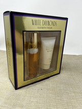 Elizabeth Taylor White Diamonds Eau De Toilette Gift Set 1fl Oz Perfume &amp; Lotion - $39.99