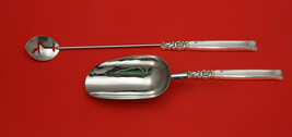 Silver Rose by Oneida Sterling Silver Bar Set 2pc HHWS  Custom Made - £116.03 GBP