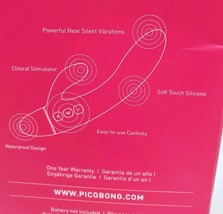 Kaya PicoBong Silcone Rabbit Vibe Pink Waterproof, Clitoral Stimulation  image 4