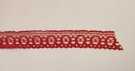 20 Yards - RED Lace Trim - 1/2&quot; (12.5mm) - 479 Native Textiles #23680 - ... - £8.80 GBP