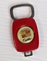Vintage Cadillac Spring Loaded Car Key Chain fob - $9.89