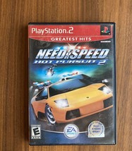 Need for Speed Hot Pursuit 2 Video Game PS2 Sony PlayStation Complete - $20.00