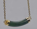 Translucency Jade Jewelry - High Quality Double-Linked BC Jade Necklace - £49.14 GBP