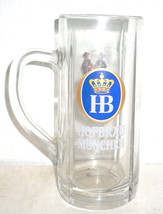 Hofbrau Munchener Kindl Munich German Beer Glass Seidel - £9.99 GBP