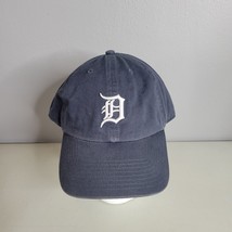 MLB Detroit Tigers Baseball Hat Adult Size Large Cotton Blue - £20.81 GBP